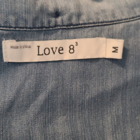 LIGHTWEIGHT DENIM TOP - Picture 5 of 7